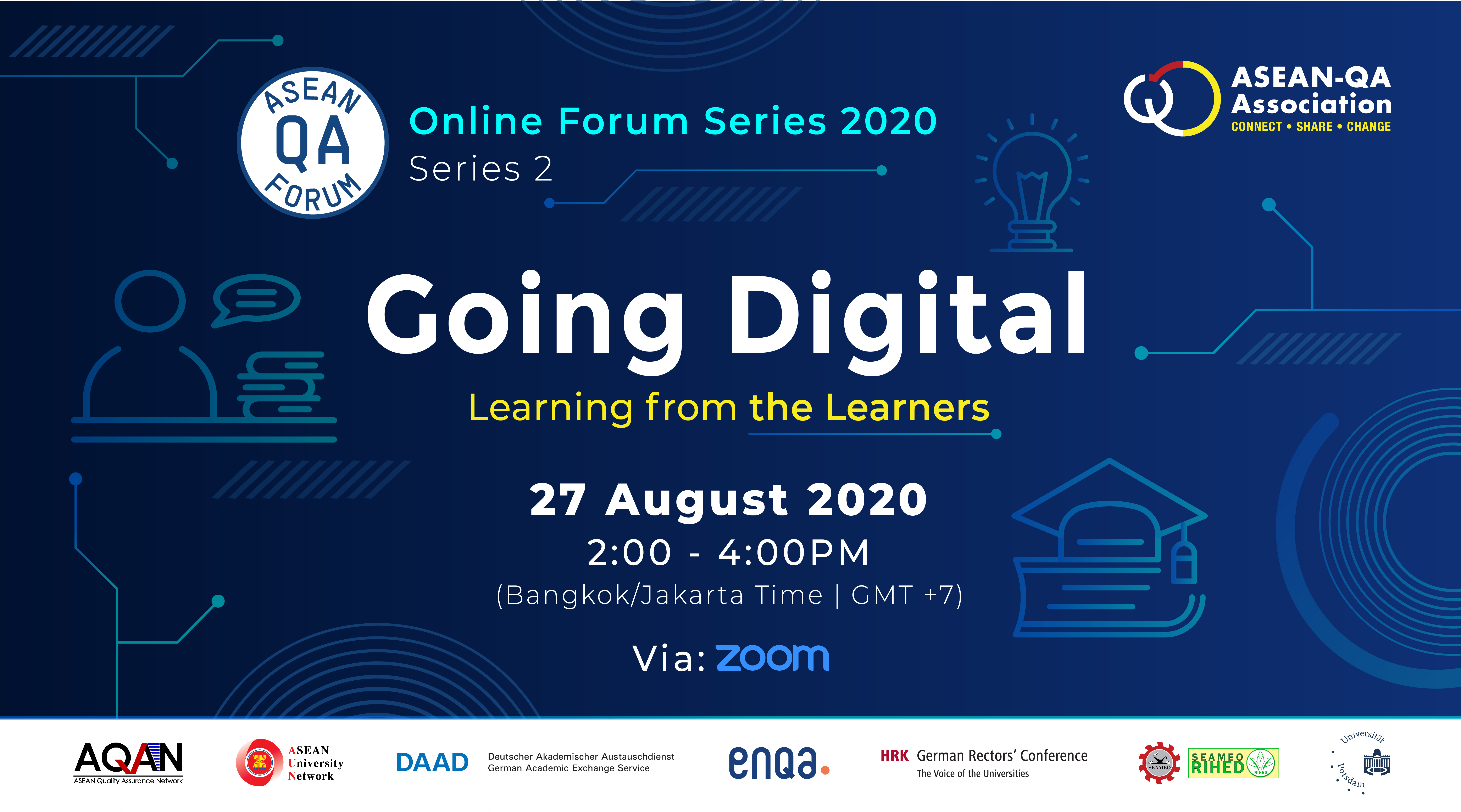 Online Forum 2020 Series 2 | August 27, 2020, 2:00 PM Bangkok/Jakarta time/ GMT +7 via Zoom.